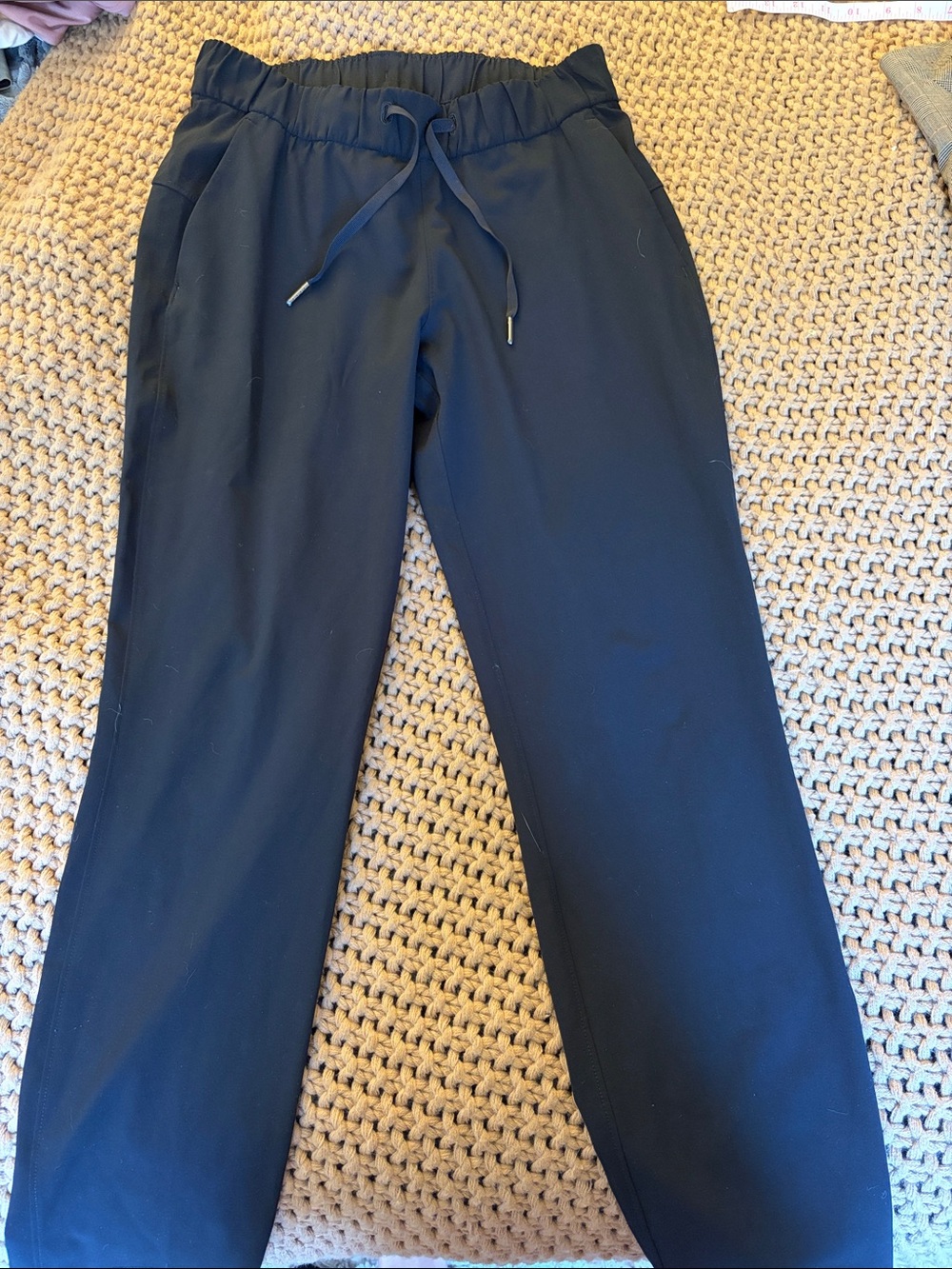 lululemon athletica Black Drawstring Track Pants